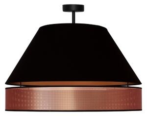 Lustră aplicată COPPER Duolla SHINY 1xE27/15W/230V d. 60 cm negru/cupru