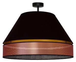 Lustră aplicată COPPER Duolla SHINY 1xE27/15W/230V d. 60 cm negru/cupru