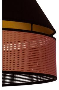 Lustră pe cablu COPPER Duolla SHINY 1xE27/15W/230V d. 60 cm negru/cupru