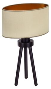 Lampă de masă OVAL Duolla VEGAN 1xE27/15W/230V d. 30 cm bej