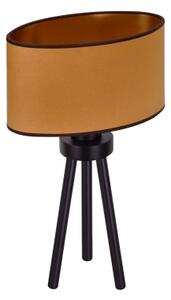 Lampă de masă OVAL Duolla VEGAN 1xE27/15W/230V d. 30 cm maro