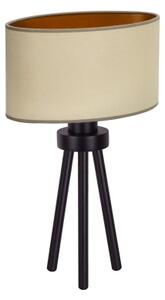 Lampă de masă OVAL Duolla VEGAN 1xE27/15W/230V d. 30 cm bej