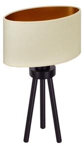 Lampă de masă OVAL Duolla VEGAN 1xE27/15W/230V d. 30 cm crem