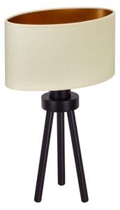 Lampă de masă OVAL Duolla VEGAN 1xE27/15W/230V d. 30 cm crem
