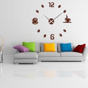 Ceas de perete adeziv cafea | COFFE