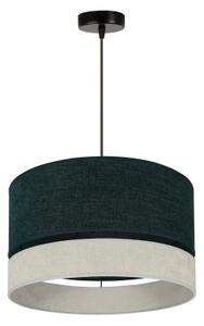Lustră pe cablu Duolla DOUBLE 1xE27/15W/230V d. 40 cm verde/gri