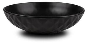 Farfurie adanca stoneware negru 20.5 cm Soho classic NAVA 141 122