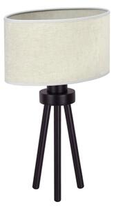 Lampă de masă Duolla OVAL 1xE27/15W/230V d. 30 cm gri