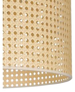 Lustră pe cablu ROLLER Duolla RATTAN 1xE27/15W/230V d. 45 cm bej