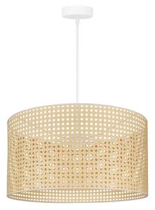 Lustră pe cablu ROLLER Duolla RATTAN 1xE27/15W/230V d. 45 cm bej