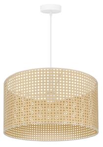 Lustră pe cablu ROLLER Duolla RATTAN 1xE27/15W/230V d. 45 cm bej