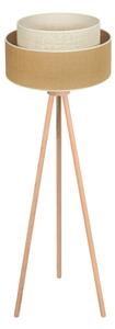 Lampadar YUTE Duolla BOHO 1xE27/15W/230V d. 45 cm maro/crem