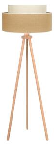 Lampadar YUTE Duolla BOHO 1xE27/15W/230V d. 45 cm maro/crem