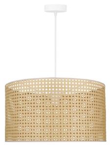 Lustră pe cablu ROLLER Duolla RATTAN 1xE27/15W/230V d. 45 cm bej