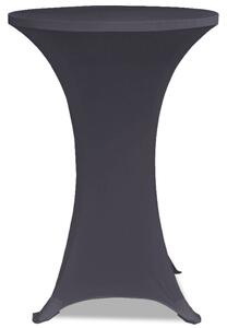 Husă elastică pentru masă, 2 buc., antracit, 70 cm