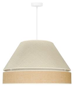 Lustră pe cablu YUTE Duolla AVIGNON 1xE27/15W/230V d. 60 cm gri/maro