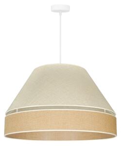 Lustră pe cablu YUTE Duolla AVIGNON 1xE27/15W/230V d. 60 cm gri/maro