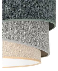 Duolla-Lustră aplicată KOBO ECO REC. 1xE27/15W/230V d.45 cm verde/gri/crem