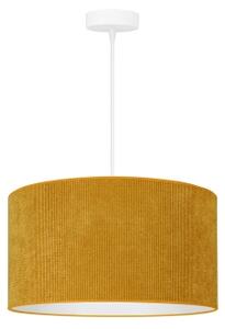 Lustră pe cablu Duolla CORDUROY 1xE27/15W/230V d. 40 cm galben