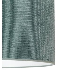 Lustră pe cablu Duolla CORDUROY 1xE27/15W/230V d. 40 cm albastru deschis