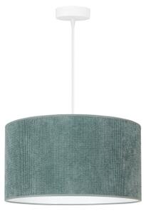 Lustră pe cablu Duolla CORDUROY 1xE27/15W/230V d. 40 cm albastru deschis