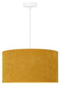 Lustră pe cablu Duolla CORDUROY 1xE27/15W/230V d. 40 cm galben