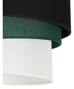 Lustră aplicată Duolla TRIO 1xE27/15W/230V d. 45 cm negru/verde/alb