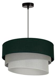 Lustră pe cablu Duolla TRIO 1xE27/15W/230V d. 45 cm verde/gri/alb