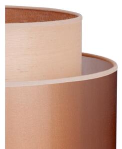 Lampadar WOOD Duolla BOHO 1xE27/15W/230V d. 45 cm cupru/maro/bej