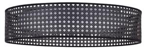 Plafonieră LED ROLLER Duolla RATTAN LED/24W/230V d. 45 cm negru