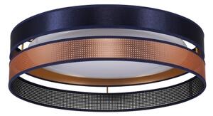 Duolla-Plafonieră LED ROLLER DUO SHINY LED/24W/230V d. 45 cm albastru/cupru