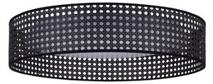 Plafonieră LED ROLLER Duolla RATTAN LED/24W/230V d. 45 cm negru