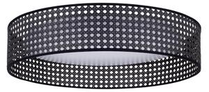 Plafonieră LED ROLLER Duolla RATTAN LED/24W/230V d. 45 cm negru