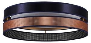Duolla-Plafonieră LED ROLLER DUO SHINY LED/24W/230V d. 45 cm albastru/cupru