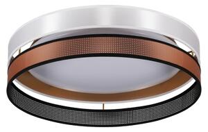 Duolla- Plafonieră LED ROLLER DUO SHINY LED/24W/230V d. 45 cm alb/cupru