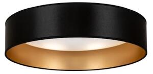 Plafonieră LED Duolla ROLLER LED/24W/230V d. 45 cm negru/auriu