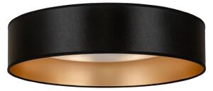 Plafonieră LED Duolla ROLLER LED/24W/230V d. 45 cm negru/auriu