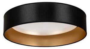 Plafonieră LED Duolla ROLLER LED/24W/230V d. 45 cm negru/auriu