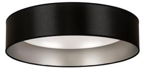 Plafonieră LED Duolla ROLLER LED/24W/230V d. 45 cm negru/argintiu
