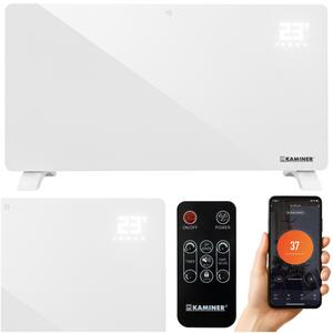 Convector electric din sticlă Kaminer 26573 panou de încălzire