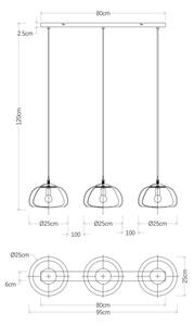 Lustră pe cablu Globo 15743-3H JELLA 3xE14/40W/230V