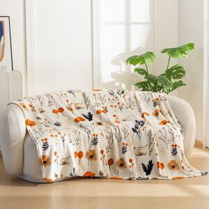 Patura microplus PAPAVA, crem Dimensiune: 200 x 220 cm