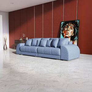 Canapea extensibilă dumonde cu 2 lăzi de depozitare si sezut confortabil din spuma high-density, Verona Enjoy Blue 310x120 cm