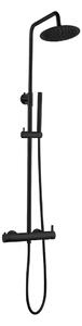Coloana de dus cu baterie BGQ4901BL, Culoare negru, comutator, Para fixa si mobila