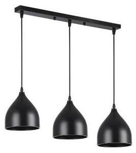Lustră pe cablu COMO 3xE27/60W/230V negru