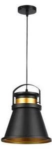 Lustră pe cablu TAO 1xE27/60W/230V d. 25 cm negru