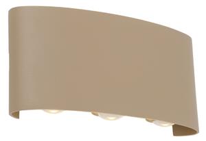Aplica de perete LED pentru exterior ARROW LED/6W/230V IP54 bej