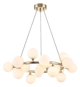 Lustră pe cablu Zuma Line P0462-20C-F7AA BOBO 20xG9/28W/230V auriu