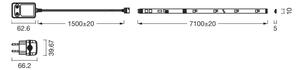 Osram - bandă LED RGBW dimabilă FLEX 7m LED/18W/230V + telecomandă