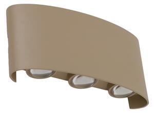 Aplica de perete LED pentru exterior ARROW LED/6W/230V IP54 bej